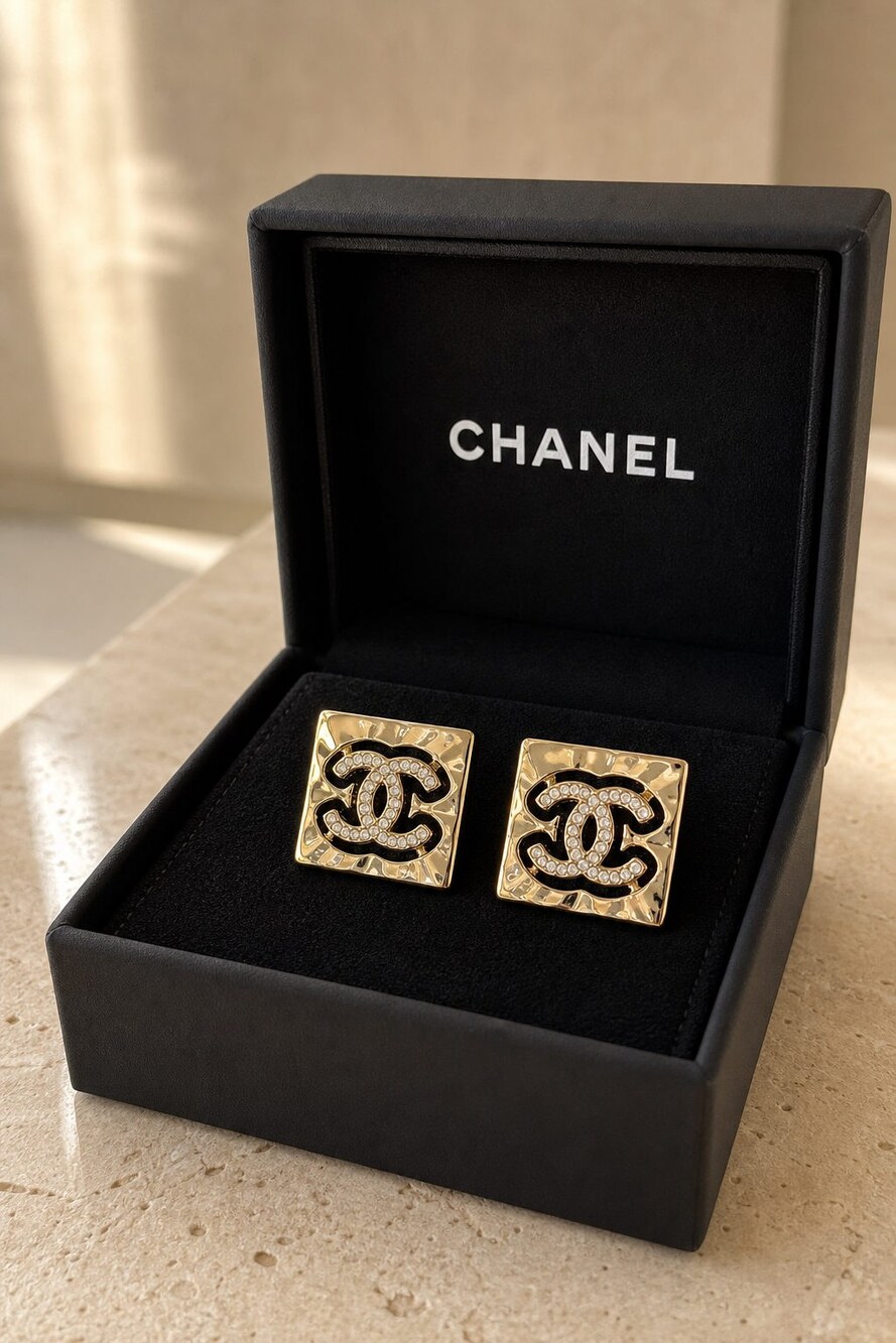 CHANEL Classic Parisian Earrings Style 17 | New with Box - Picture 6 of 9